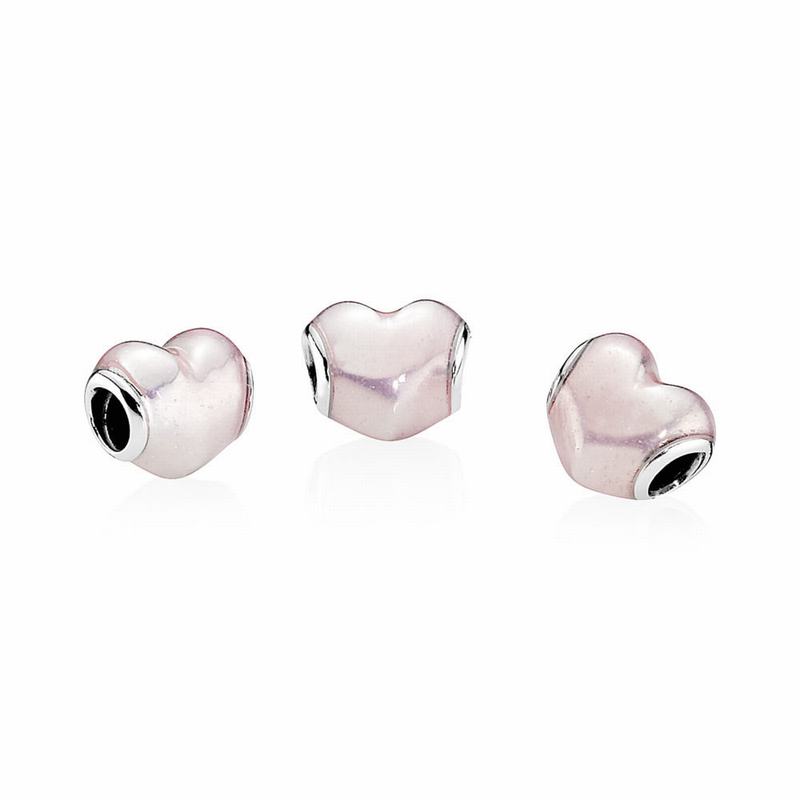 Pandora Glittering Heart Charm Silver Egypt GE8054139